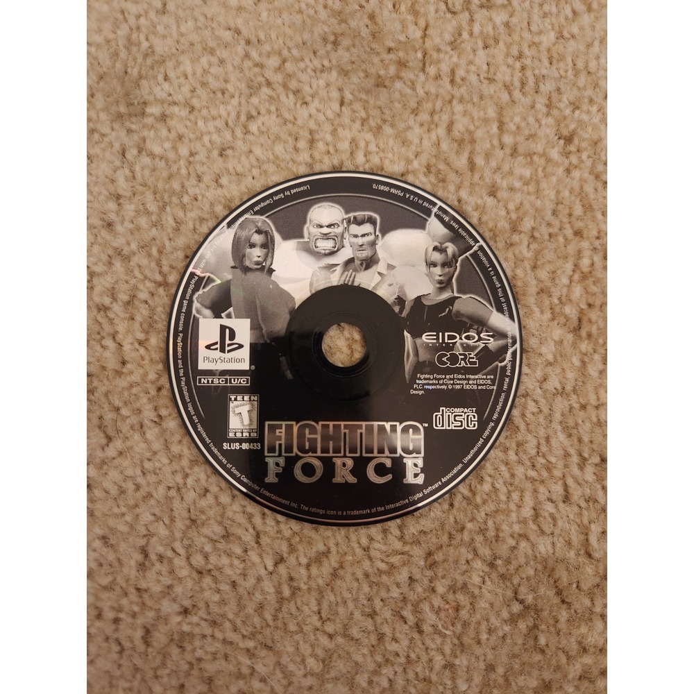 Fighting Force Loose Disc Tested Playstation 1